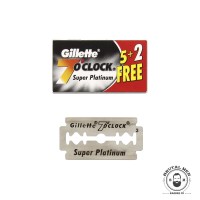 ЛЕЗВИЯ GILLETTE 7 O’CLOCK SUPER PLATINUM DOUBLE EDGE 7 ШТ