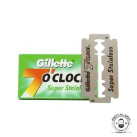ЛЕЗВИЯ GILLETTE 7 O’CLOCK SUPER STAINLESS DOUBLE EDGE 5ШТ