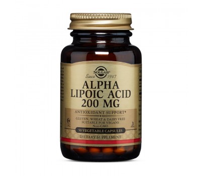 Alpha Lipoic Acid 200 mg (50 veg caps)