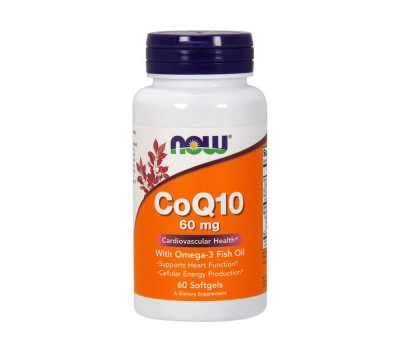 CoQ10 60 mg with Omega-3 (60 softgels)