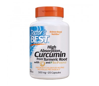 Curcumin from Turmeric Root 500 mg High Absorption (120 caps)