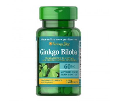 Ginkgo Biloba 60 mg (120 tabs)