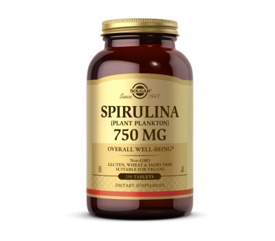 Spirulina 750 mg (250 tabs)