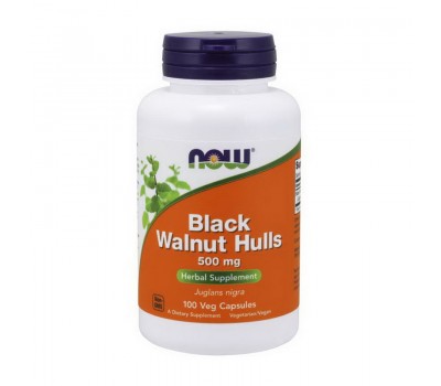 Black Walnut Hulls 500 mg (100 veg caps)