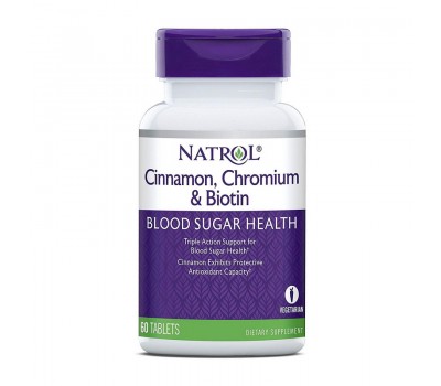 Cinnamon, Chromium & Biotin (60 tabs)