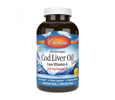 Cod Liver Oil Low Vitamin A (300 softgels)