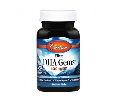 Elite DHA Gems 1000 mg (30 softgels)