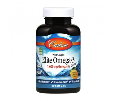 Elite Omega 3 1600 mg (60 softgels)