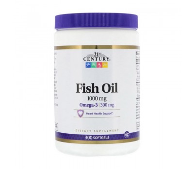 Fish Oil 1000 mg (300 softgels)