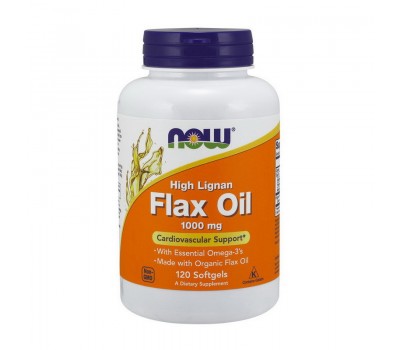 Flax Oil 1000 mg High Lignan (120 softgels)