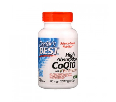 High Absorption CoQ10 100 mg with BioPerine (120 veg caps)