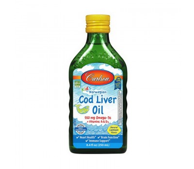 Kid's Cod Liver Oil Liquid 550 mg (250 ml)