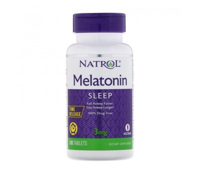 Melatonin 3 mg Time Release (100 tabs)