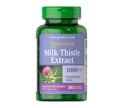 Milk Thistle Extract 1000 mg (180 softgels)