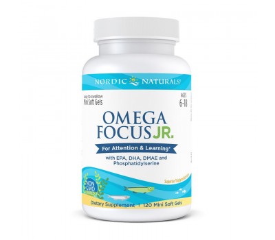 Omega Focus Junior (120 mini softgels)