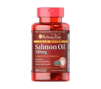 Salmon Oil 500 mg (100 softgels)