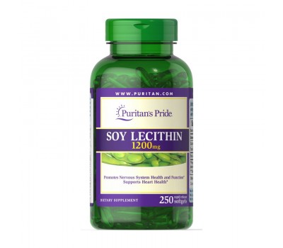 Soy Lecithin 1200 mg (250 softgels)