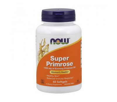 Super Primrose 1300 mg of Evening Primrose Oil (60 softgels)