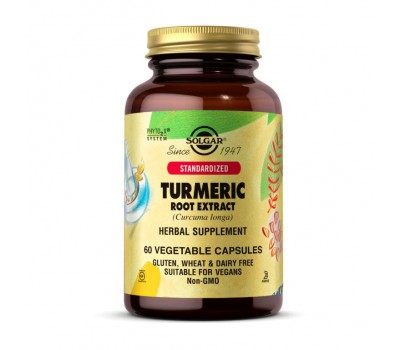 Turmeric Root Extract (60 veg caps)