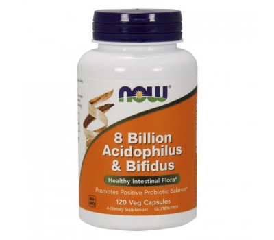 8 Billion Acidophilus & Bifidus (120 veg caps)