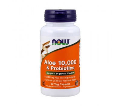 Aloe 10000 & Probiotics (60 veg caps)