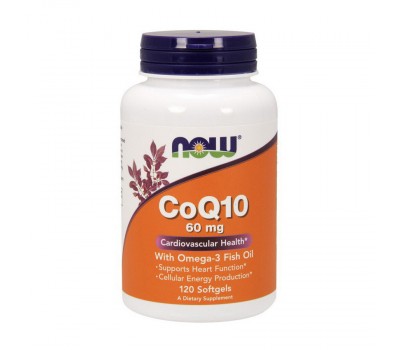 CoQ10 60 mg with Omega-3 (120 softgels)