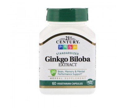 Ginkgo Biloba Extract (60 veg caps)