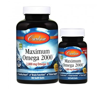 Maximum Omega 2000 mg (90+30 softgels)