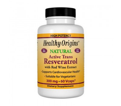 Natural Active Trans Resveratrol 300 mg (60 veg caps)