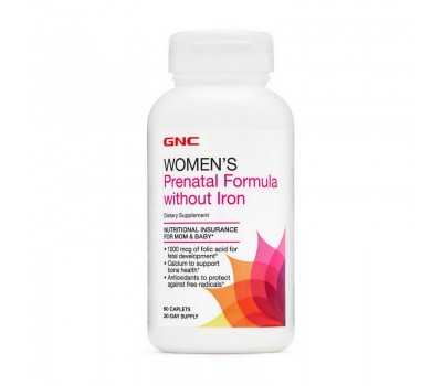 PRENATAL FORMULA NO IRON (60 cap)