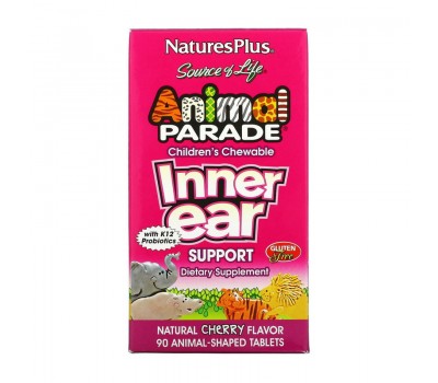 Animal Parade Children's Chewable Inner Ear (90 animal-shaped tabs)