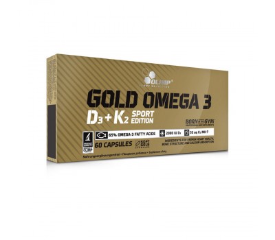Gold Omega 3 D3+K2 Sport Edition (60 caps)