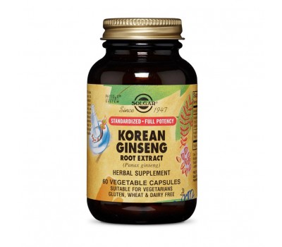 Korean Ginseng Root Extract (60 veg caps)