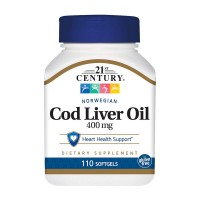 Norwegian Cod Liver Oil 400 mg (110 softgels)