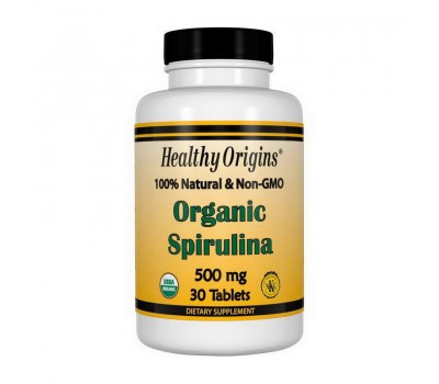 Organic Spirulina 500 mg (30 tabs)