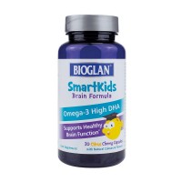 SmartKids Brain Formula Omega-3 High DHA (30 chew caps)