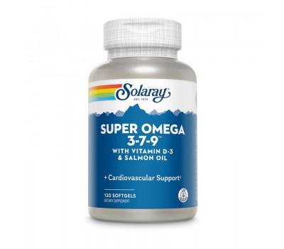Super Omega 3-7-9 with Vitamin D-3 (120 softgels)