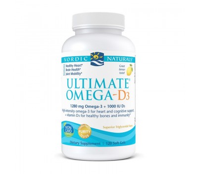 Ultimate Omega-D3 1280 mg/1000 IU (120 softgels)