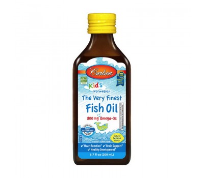 Kid's The Very Finest Fish Oil 800 mg Omega-3s (200 ml)
