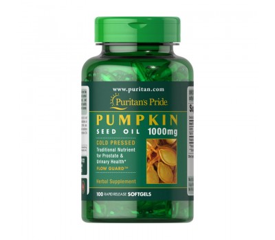 Pumpkin Seed Oil 1000 mg (100 softgels)