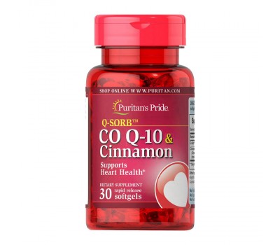 Q-SORB Co Q-10 & Cinnamon (30 softgels)