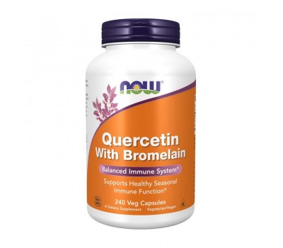 Quercetin with Bromelain (240 veg caps)