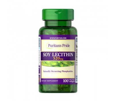 Soy Lecithin 520 mg (100 softgels)