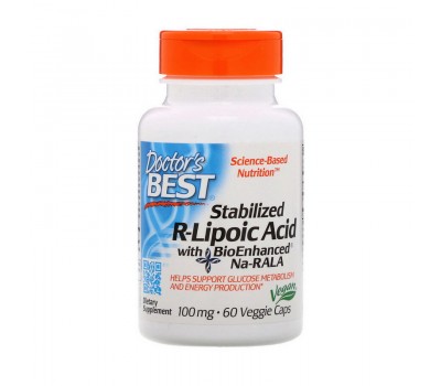 Stabilized R-Lipoic Acid 100 mg (60 veg caps)