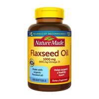 Flaxseed Oil 1000 mg (100 softgels)