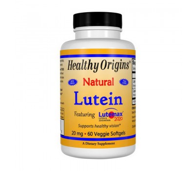 Natural Lutein 20 mg (60 veg softgels)