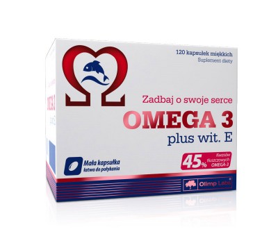 Omega 3 45% + Vitamin E (120 caps)