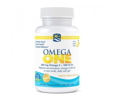 Omega One 560 mg Omega-3 + D3 (30 softgels)