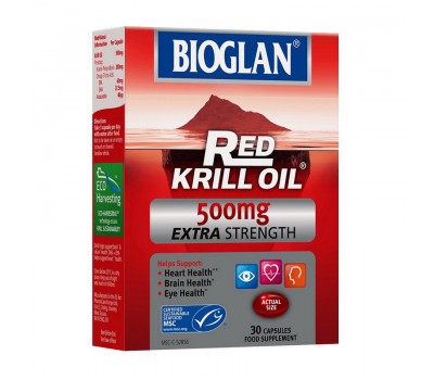 Red Krill Oil 500 mg Extra Strength (30 caps)