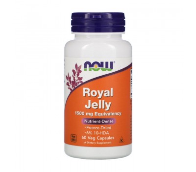 Royal Jelly 1500 mg Eguivalency (60 veg caps)